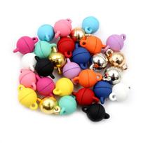 5 Sets  Round/Heart Shaped Magnetic Connected Clasps Beads Charms End Caps for DIY Couple Bracelet Necklace Making blue