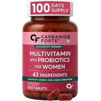 Carbamide Forte Multivitamin Tablets for Women | Multi Vitamin Supplements for Womens With Probiotics | Multivitamin Tablet for Women With 43 Ing