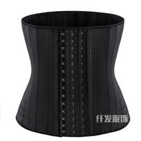 Plus Size Latex Waist Trainer Fitness Slimming Sweat Waist Support Belt 6XL juoda