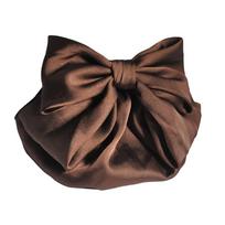 Korean Style Bun Snood Ribbon Hair Net Cover Sweet Nurse Hair Clip  Girls kava
