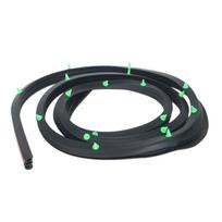 Rear Door Weatherstrip Seal For Mitsubishi Montero Pajero MB669336 black