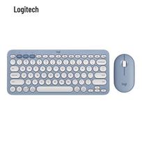 Logitech PEBBLE 2 COMBO Wireless Keyboard and Mouse Set mėlyna