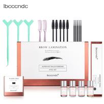Ibcccndc Antakių laminavimo rinkinys 9 vnt. Profesionalus pusiau ilgalaikis antakių formavimo rinkinys Laukinių antakių formavimo valiklis Permė Fiksacija Maitinimo priemonės black