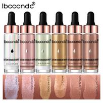 Beauty Makeup Highlighter Face and Lips Highlighter Polisher Dropper Concentrated Liquid Metal Highlighter 6# gray