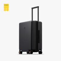 LEVEL8 Phantom Black 20-inch PC Hardside Carry-On Luggage black