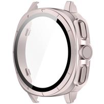 Stiklas+Korpusas, skirtas Samsung Galaxy Watch 7 44/40mm, Paverčiantis į Ultra 47mm Atnaujinimas Visapusiškai Apsaugantis Dangtelis Buferis Galaxy Watch 7 44mm