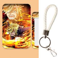 Anime Cartoon Credential Holder Keychains Neck Lanyard For Pass Card Credit Keychain Straps Lightweight Carry Portable Mini Cute beige