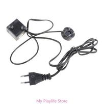 Mini panardinamasis vandens siurblys su LED apšvietimu Itin tylus tvenkiniams akvariumams hidroponikai žuvų rezervuarams sodo fontanams 3W gray