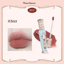 Flower Knows Swan Ballet Little Angel Collection Lipstick Velvet Matte Waterproof Lip Stick Vegan Long Lasting Lip Gloss Korean brown