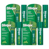 Blistex Lip Balm Stick Type Color Mint 4.25g 4 pcs green