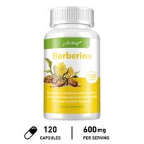 Airboy Berberine HCl 500mg Capsules 120 Count — Metabolic Support, Digestive Support, Daily Wellness 120*1