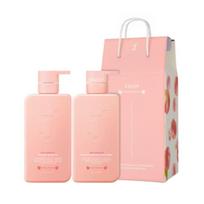 J.SOOP Silk Keratin Protein Peach Edition Shampoo & Treatment Set – Shampoo 500ml + Treatment 500ml beige
