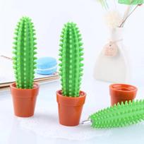 1Pc Creative Novelty Cartoon Cactus Ball Point Pen Student Teacher Writing Ball Point Pen Stationery green