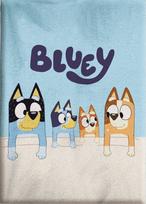 Bluey Family Fleece pledas, 100x140 cm