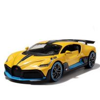 Maisto 1:24 Bugatti Divo automobilio metalinis modelis, geltonas, 1 vnt. yellow