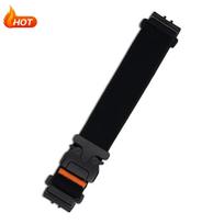 Parachute Pintas dirželis Samsung Galaxy Fit 3 Dėl Nailoninis Reguliuojamas Laikrodžio Dirželis Samsung Galaxy Fit 3 Išmaniajam Apyrankės for Galaxy Fit 3 black