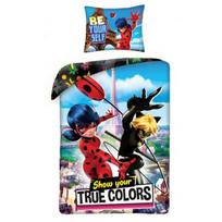 Vaikiškas patalynės komplektas Miraculous Ladybug, 140x200, 2 dalių