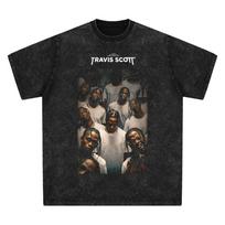 Travis Scott Oversized Washed T-Shirt V S įvairiaspalvis