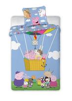 Vaikiškas patalynės komplektas Kiaulytė Pepa (Peppa Pig), 140x200, 2 dalių