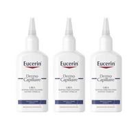 Eucerin Dermo Capiller Calming Urea Scalp Soothing Tonic 100ml x 3 pcs Set (3 pcs)