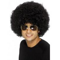 Afro juodas perukas