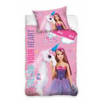 Vaikiškas patalynės komplektas Barbie, 135x100, 2 dalių