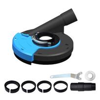 Reliable Long Lasting Dust Reduction Shroud with Brush Rings Seal Suitable for Angle Grinders Efficient Clean Work Area black