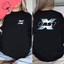 New Fashion Vintage Hot Movie Fast and Furious Tshirt Summer Double Side Printed Graphic Tshirt Vin Diesel Dominic Camisetas 4XL gray