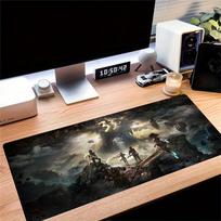 1pc Large Gaming Mouse Pad, UV Reactive Non-Slip Desk Mat, Washable PolyesterLight and Shadow: Expedition 33Computer Pad with Vibrant Game M 30cmx60cm(11.8x23.6inch)