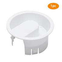 Dangteliai Stikliniai vandens grafinų dangteliai Apsaugos nuo dulkių ir neaptaškymo butelių kamščiai nuotėkio nepraleidžiantys dangteliai (as the picture,1pc) white