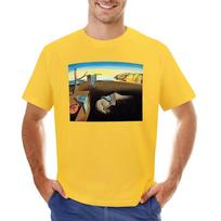 DALI, Salvador Dali, The Persistence of Memory, 1931. T-shirt shirts graphic tees plus sizes vintage clothes men t shirts XXL geltona
