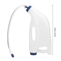 Easy Clean 4L Calf Feeding Bottle PE Large Bottle Mouth Milk Feeding Bottle Thickening Handle Livestock Water Bottle Farm Use white