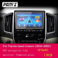 Skirta Toyota Land Cruiser 2016-2022 Automobilių GPS navigacinė plėvelė LCD ekranas Grūdinto stiklo apsauginė plėvelė nuo įbrėžimų Style A gray