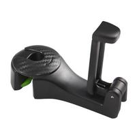 1PC Universal Car Headrest Hooks with Phone Holder Backseat for Phone Support Mobile Back Seat Kid Clip Stand YL yellow