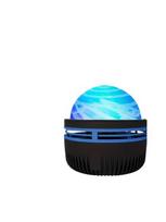 1 vnt. LED galaktikos projektoriaus šviesa Spalvingas galaktikos dangaus projektorius Miegamojo naktinė lemputė Vaikų kambario dekoracija Šventės dekoracija blue