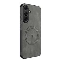 Samsung A36 Magnetinis apsauginis dėklas Telefonui Samsung Galaxy A36 Avikailio Odos Galinis Dangtelis Minkšta Avies Oda Atsparus Smūgiams A36 Galaxy A36 5G ruda