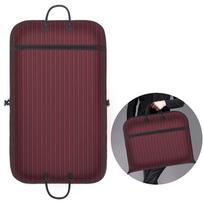 Oxford Dust Cover Travel Business Suit Jacket Dustproof Storage Bag Closet Wardrobe Hanging Bag black