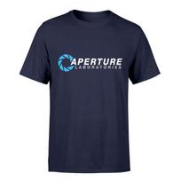 Aperture Laboratories T-Shirt Inspired by Portal Soft Cotton New Navy XXXXL black