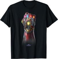 Marvel Avengers Endgame Infinity Stone Gauntlet Color Logo T-Shirt 3X-Large juoda