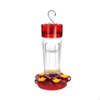 Hummingbird Feeder with Moat Compact Sturdy for Patio red