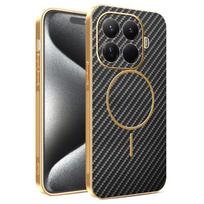 For Xiaomi 17T 17T Pro   electroplated carbon fiber magnetic fingerprint-resistant shockproof phone case For Xiaomi 17T Pro juoda