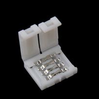 10Pcs/lot Quick Connect 4-PIN RGB Connector Adapter For 5050 RGB LED Strip Light Tape Solderless 10mm 10pcs gray