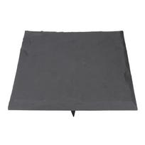 Stepping Stone with Ground Stakes Polypropylene Resin Wtherproof Garden Décor Stepping Stone for Lawn Outdoor black