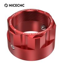 NICECNC For Yamaha YFZ450R 2009-2024 YFZ450X 2010-2011 YFZ450 2017Rear Axle Nut Replaces 90179-38001-00 Aluminum Accessories raudona