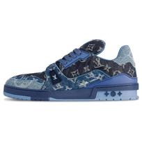 LOUIS VUITTON Sportbačiai žemi krepšinio/riedlenčių batai Unisex Mėlyni 1AC4YR 42 mėlyna