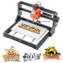VEVOR 3018 CNC frezavimo staklės, 60W velenas, 3 ašių medžio graviravimo frezavimo staklės, su 300 x 180 x 40 mm darbo zona, neprisijungęs valdiklis 30 x 18 x 4 cm
