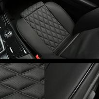 Atsparus vandeniui odinis automobilio sėdynės užvalkalas Universalūs automobilio priekinės sėdynės užvalkalai Pagalvėlė Apsauginis kilimėlis Automobiliui Sunkvežimiui Visureigiui 1 front black black