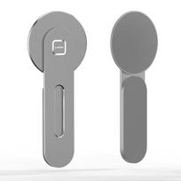 Nematomas sulankstomas automobilinio telefono laikiklis 15 W magnetinis Magsafe Macsafe belaidis įkroviklis skirtas Tesla Model 3 YXS BYD Atto A without charging gray