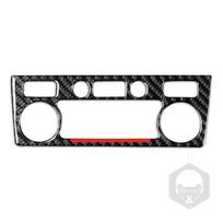 BMW 5 serijos E60 2004-2007 tikro anglies pluošto priekinio stogo apšvietimo jungiklio mygtuko skydelio dangtis automobilio salono priedai raudona