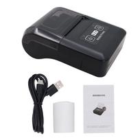 BISOFICE Nešiojamas 58 mm terminis spausdintuvas 2 colių belaidis + USB čekio, sąskaitos, bilietų spausdintuvas su 57 mm spausdinimo popieriumi Suderinamas su f black